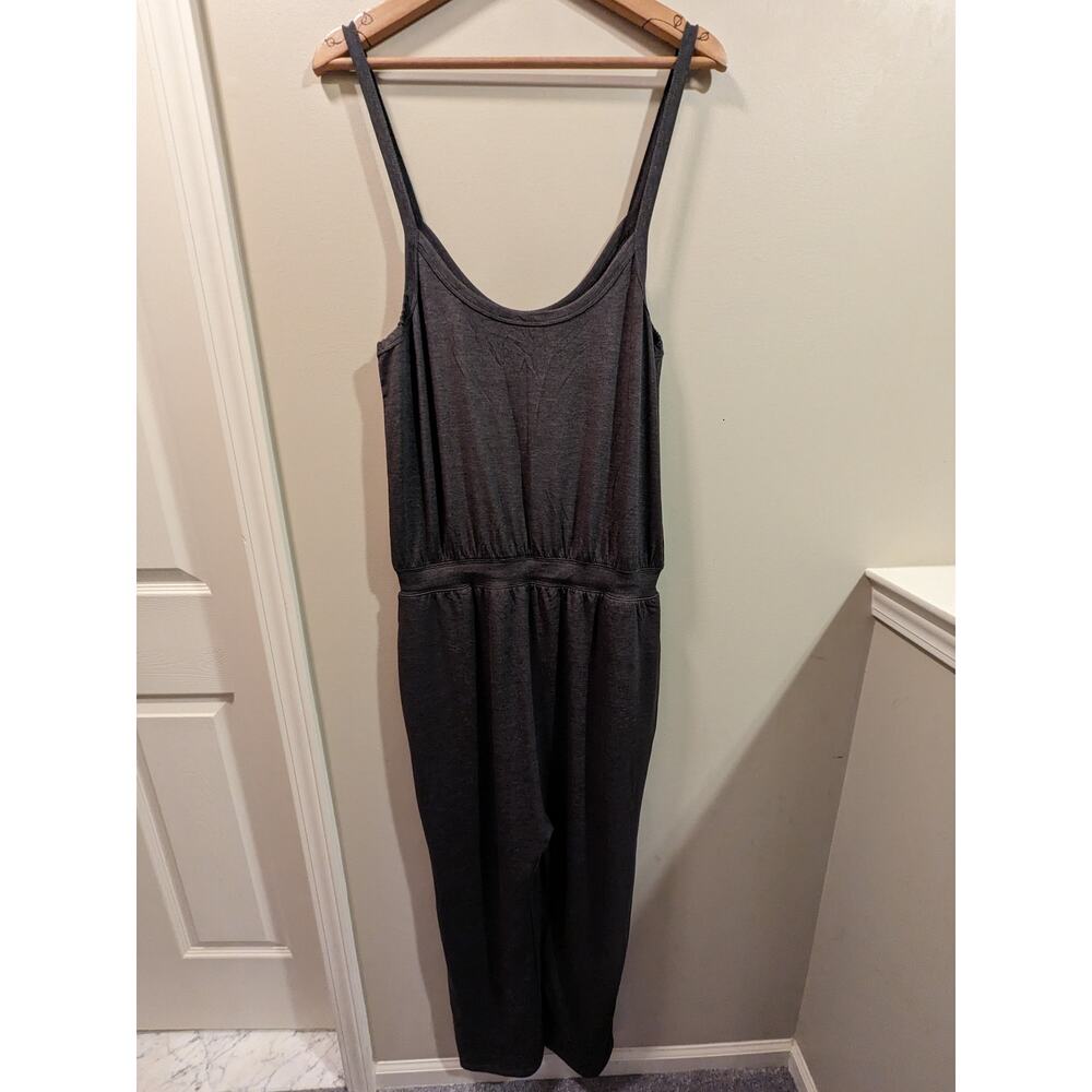 Spiritual Gangster Jumpsuit in Heather Vintage Black